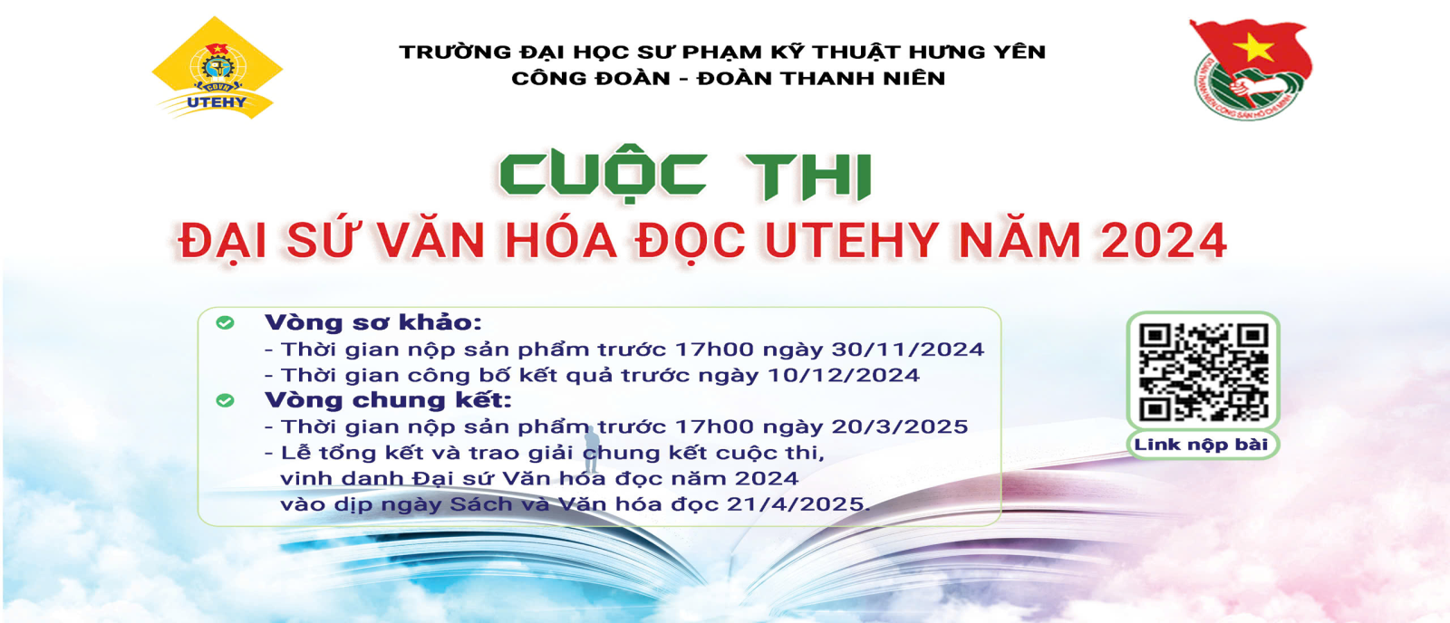 Cuộc thi Đại sứ Văn hóa đọc UTEHY năm 2024