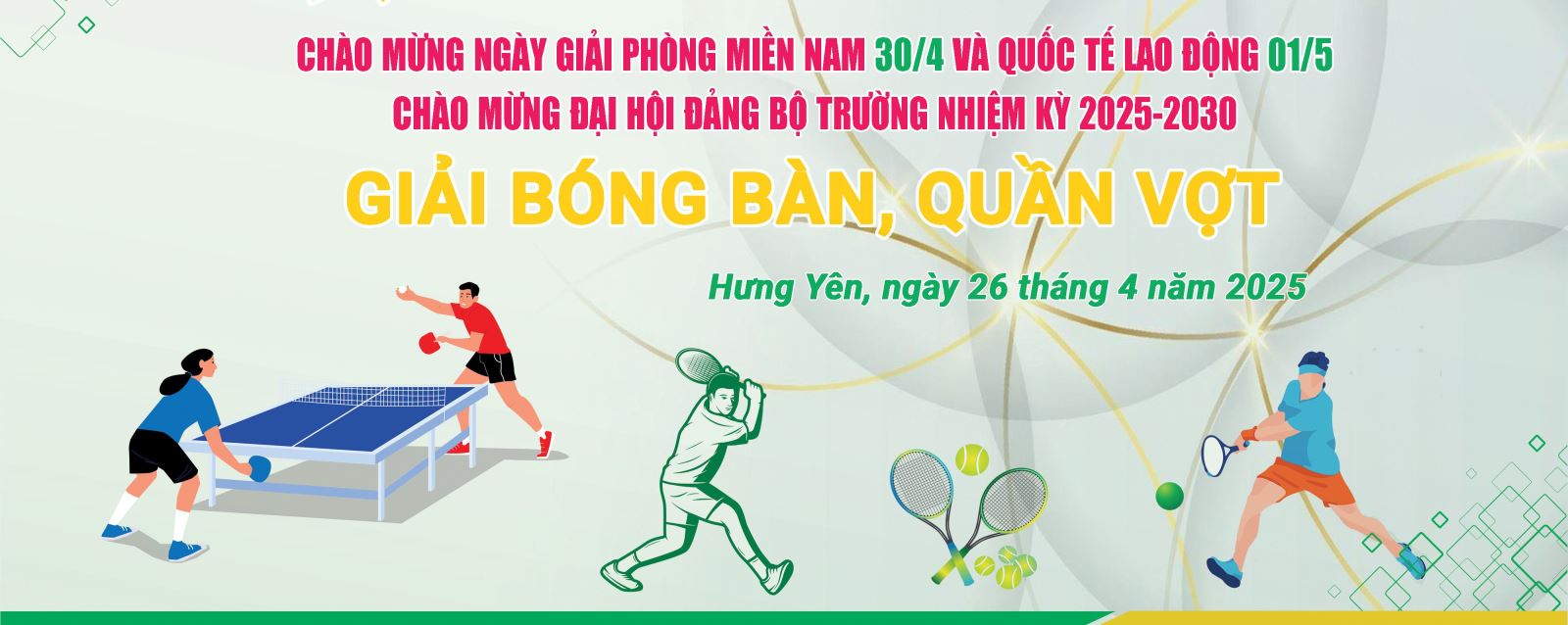 bóng bàn, quần vợt 2025