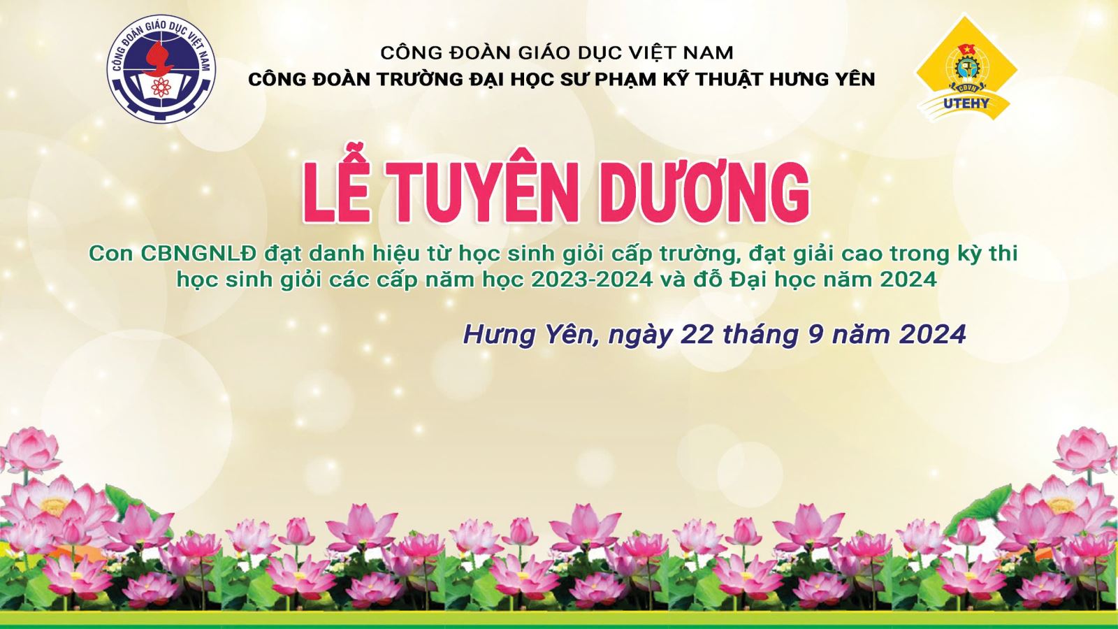 lễ tuyên dương 2024