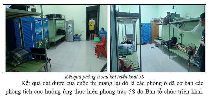 CÔNG ĐOÀN BỘ PHẬN PHÒNG CÔNG TÁC SINH VIÊN PHÁT ĐỘNG PHONG TRÀO 5S TẠI KHU NỘI TRÚ CƠ SỞ KHOÁI CHÂU