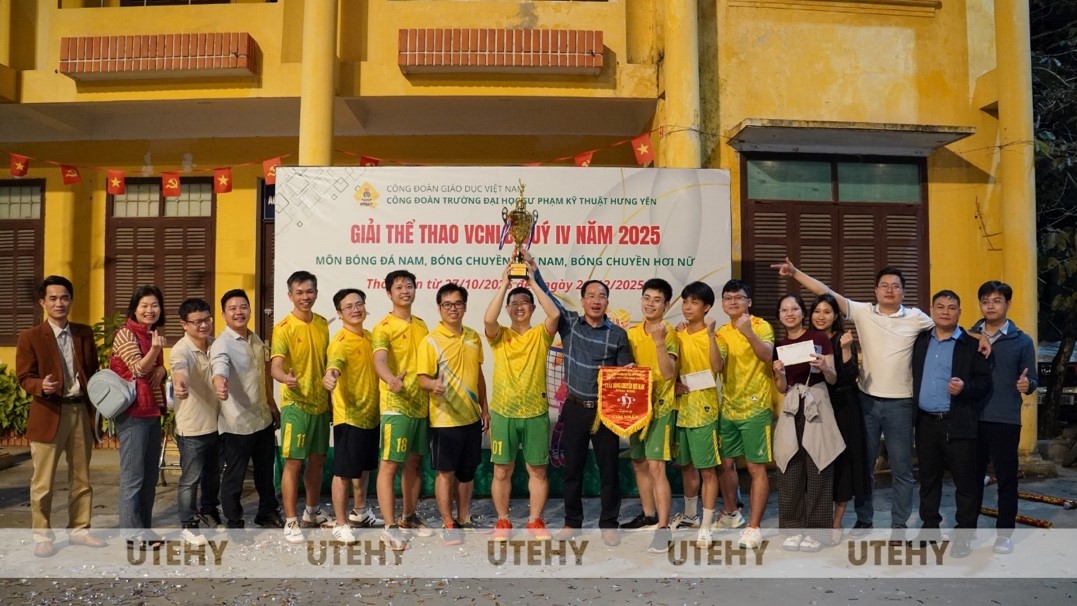 Dấu ấn Thể thao Công đoàn Trường Đại học SPKT Hưng Yên năm 2025:  Lan tỏa phong trào – Khẳng định vị thế